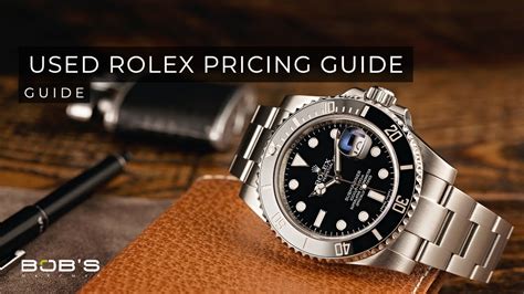 used rolex prices guide